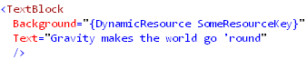 DynamicResource reference in code (XAML)
